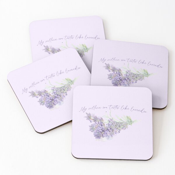 Item preview, My Villain Era Tastes Like Lavender — Watercolor Floral Quote | Funny Soft Girl Aesthetic Gift designed and sold by ArtofDari.