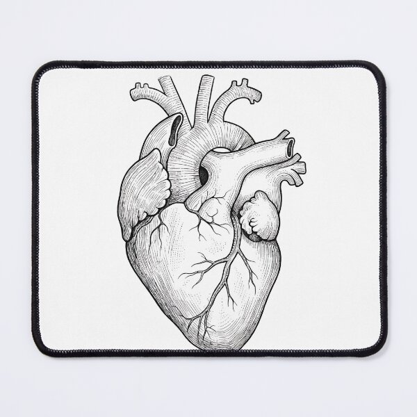 Item preview, Fine_line_anatomical_heart_tattoo designed and sold by JOTAMIKE.