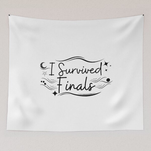 Item preview, I Survived Finals — the end of studies designed and sold by LuveraxArt.