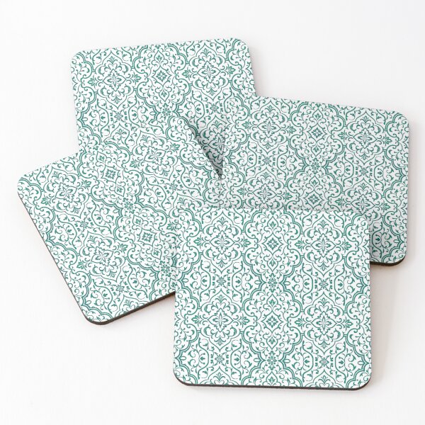 Item preview, Elegant Islamic Arabesque Damask Pattern (V.6w) – Ornamental Seamless Design designed and sold by D-Islamic.
