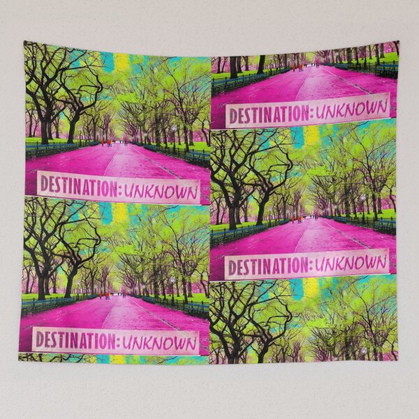 Item preview, Destination Unknown, Psychedelic Pop Art Path designed and sold by bewitchedcuties.