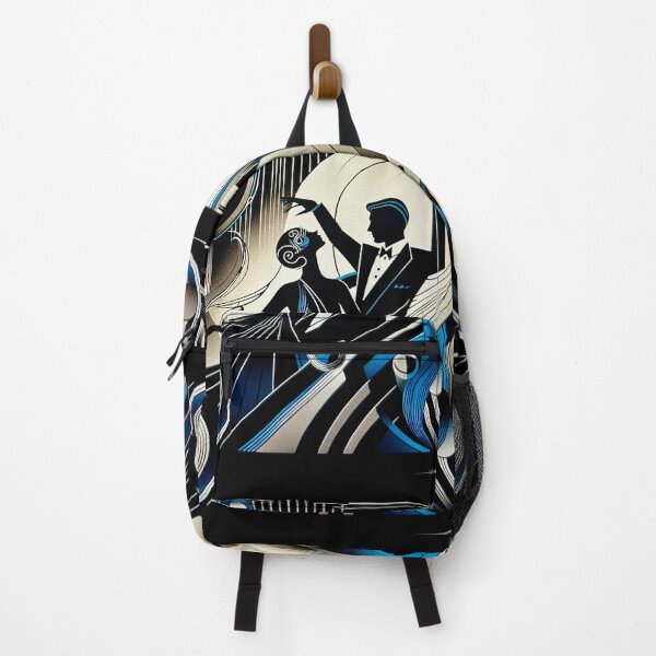 Item preview, Art Deco Tuxedo Blue designed and sold by VikingsJourney.