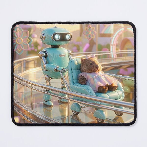 Item preview, Robot Girl Wombat  designed and sold by Tridentulus.