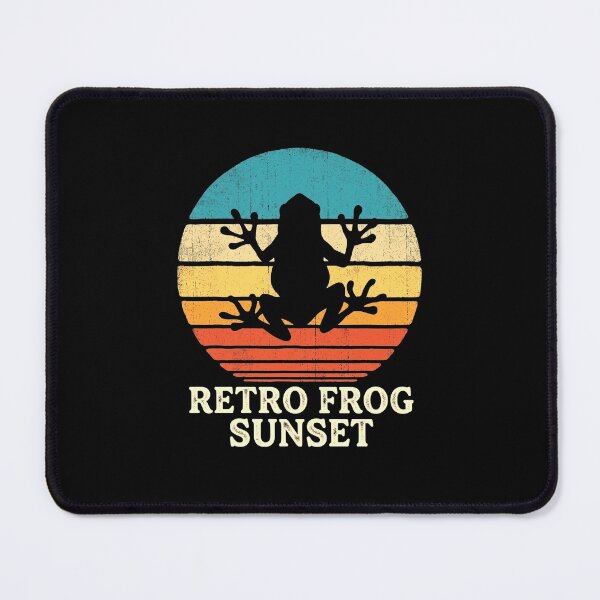 Item preview, Retro Frog Sunset Vintage Amphibian Silhouette Art Animals Lover Men Women designed and sold by MiALopezArt.