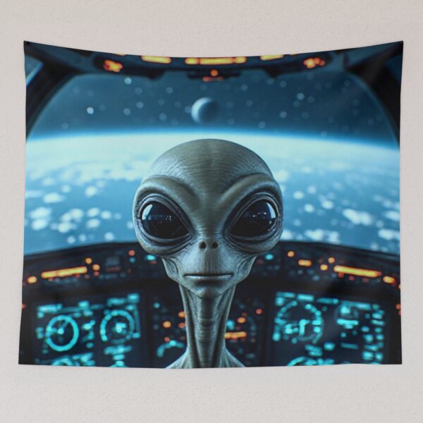 Item preview, ET Alien Flying Ufo  designed and sold by TheDarkWardrobe.