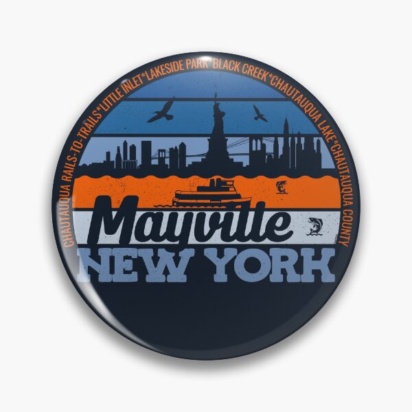 Item preview, Mayville New York Sunset Retro Vintage Local Pride Logo designed and sold by CRHPOD20.