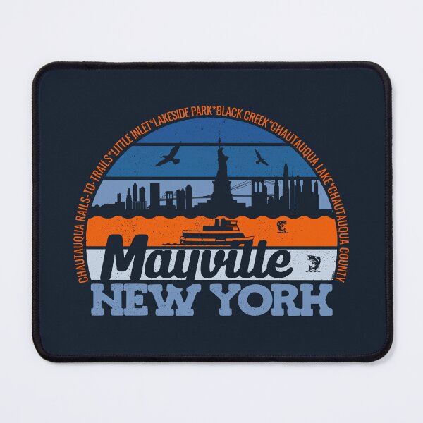 Item preview, Mayville New York Sunset Retro Vintage Local Pride Logo designed and sold by CRHPOD20.