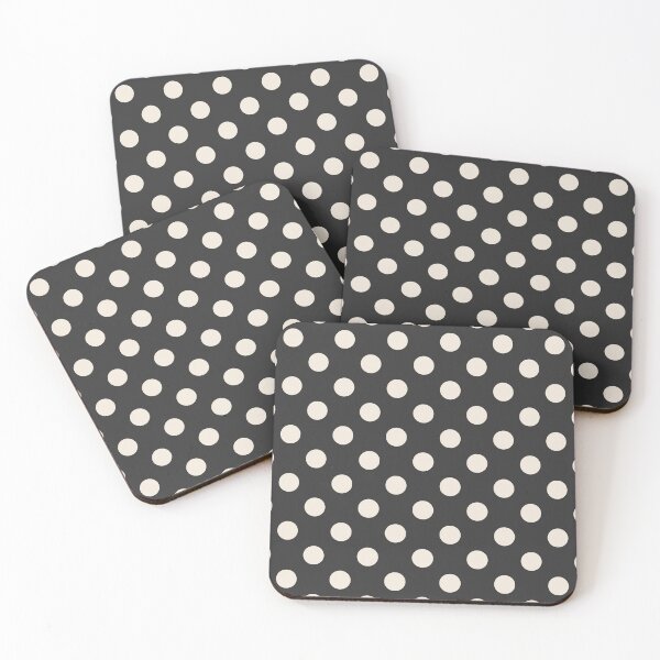 Item preview, Black Polka Dot Pattern – Modern Neutral Spots Print designed and sold by Fezzyboo.