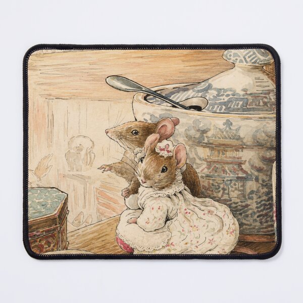 Item preview, Tailor of Glouchester - Beatrix Potter - Vintage Storybook Mouse Illustration for Cottagecore Decor Lovers designed and sold by RickE.
