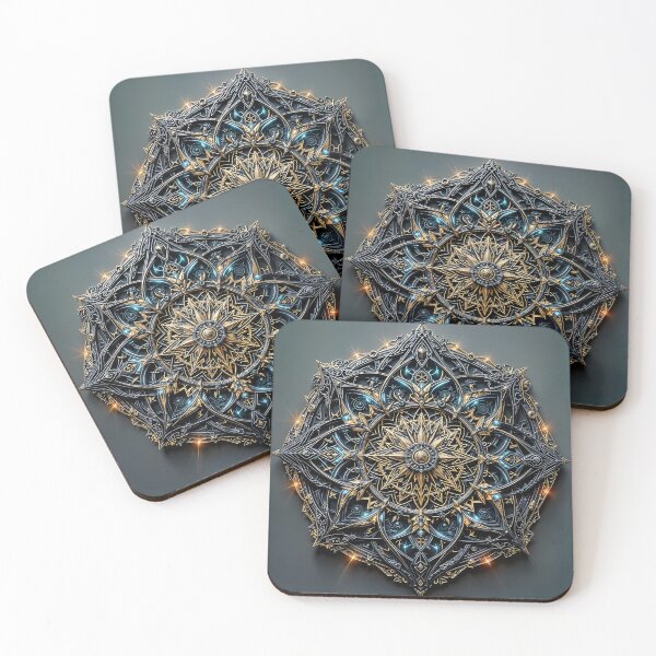 Item preview, The Kingdom of the Azure: Jewel Fractal of the Morning Star (Second Version) designed and sold by KunstGeist.