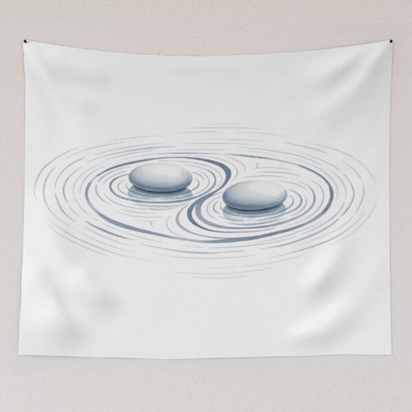 Artikelvorschau, Ripple Stones – Harmony of Waves Design entworfen und verkauft von Cristhian Almanza.