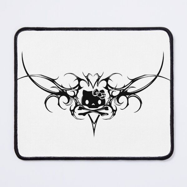 Item preview, Hello ornamental cybertribal kitten. Hello tribal kitten. designed and sold by Tribalgothss.
