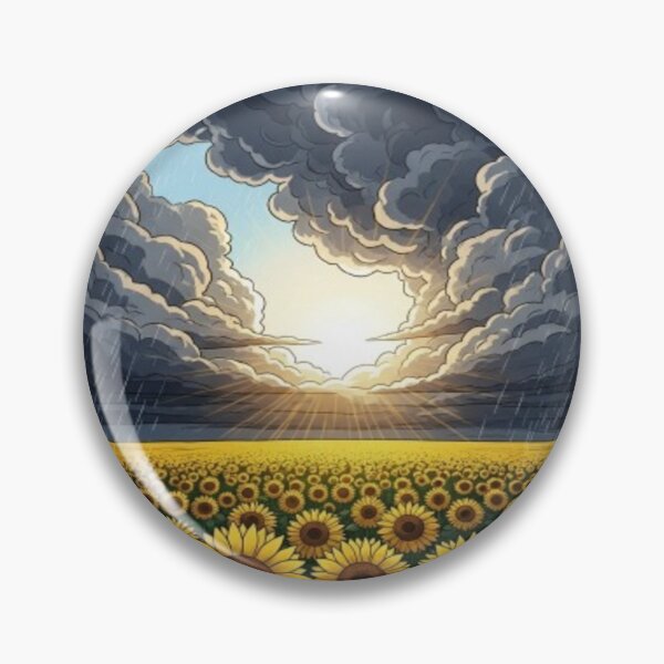 Item preview, Sunflower Storm – Light After Darkness Design designed and sold by Cristhian Almanza.