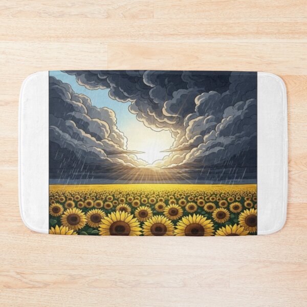 Item preview, Sunflower Storm – Light After Darkness Design designed and sold by Cristhian Almanza.