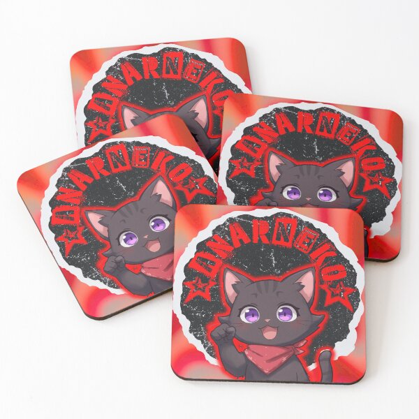 Item preview, AnarNeko : Kawaii Anarchist Cat Sticker designed and sold by anar-neko.
