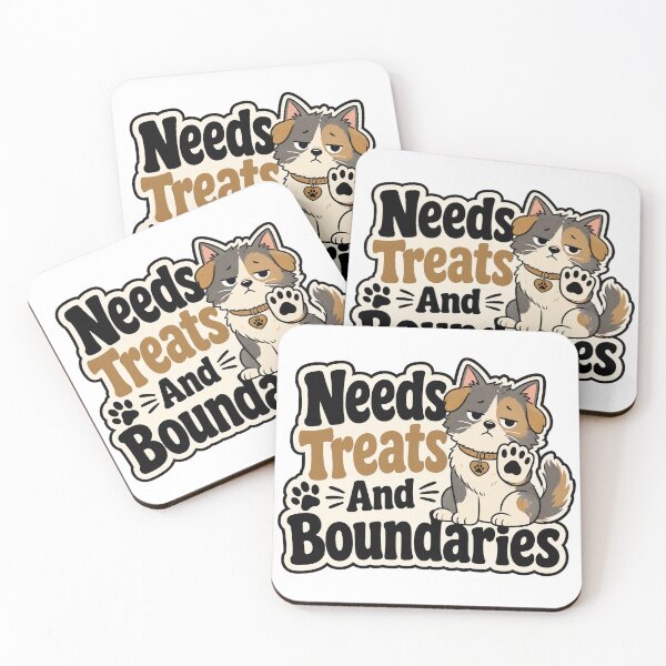 Item preview, Needs Treats And Boundaries Dog Cat Funny Shirt designed and sold by oddpawstudio.
