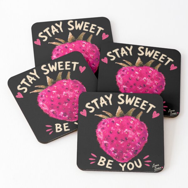 Item preview, STAY SWEET STRAWBERRY | Cute Pink Fruit Design | Kawaii Summer Aesthetic designed and sold by BlueberrySwan.