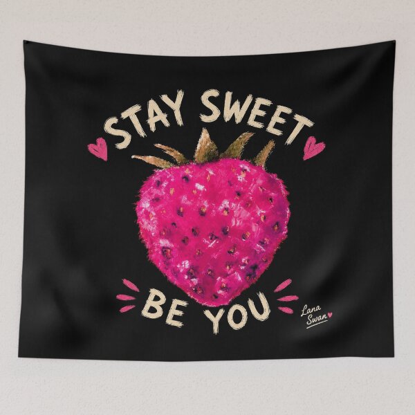 Item preview, STAY SWEET STRAWBERRY | Cute Pink Fruit Design | Kawaii Summer Aesthetic designed and sold by BlueberrySwan.