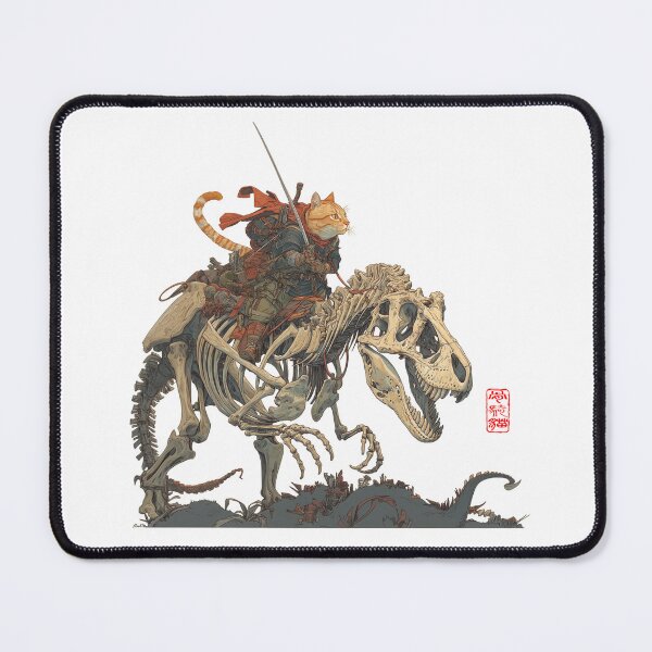 Item preview, Bone Rider Cats: The Hero (Detailed Illustration) designed and sold by neko-lyric.