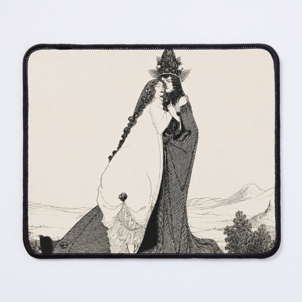 Item preview, Under the hill by Aubrey Beardsley - Art Nouveau Ink Illustration Romantic Figures for Gothic Art Collectors designed and sold by RickE.
