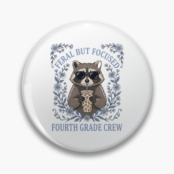 Item preview, Feral Fourth Grade teacher designed and sold by turkey1200.