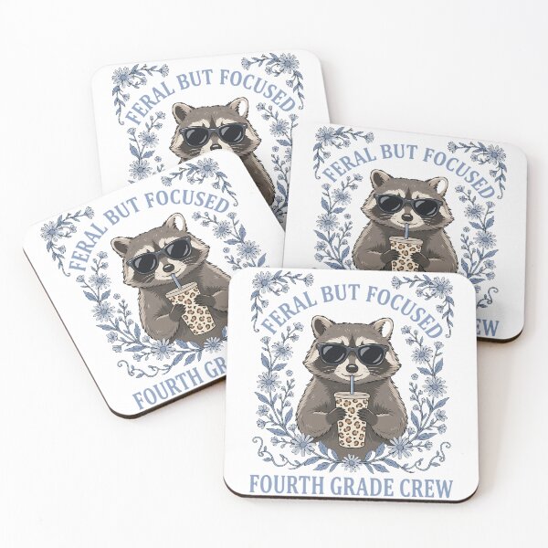 Item preview, Feral Fourth Grade teacher designed and sold by turkey1200.