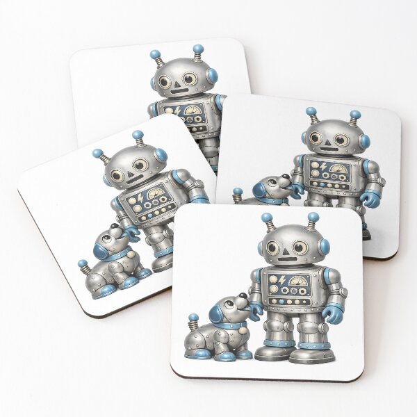 Item preview, A robot and it's robot partner designed and sold by SeanTee.