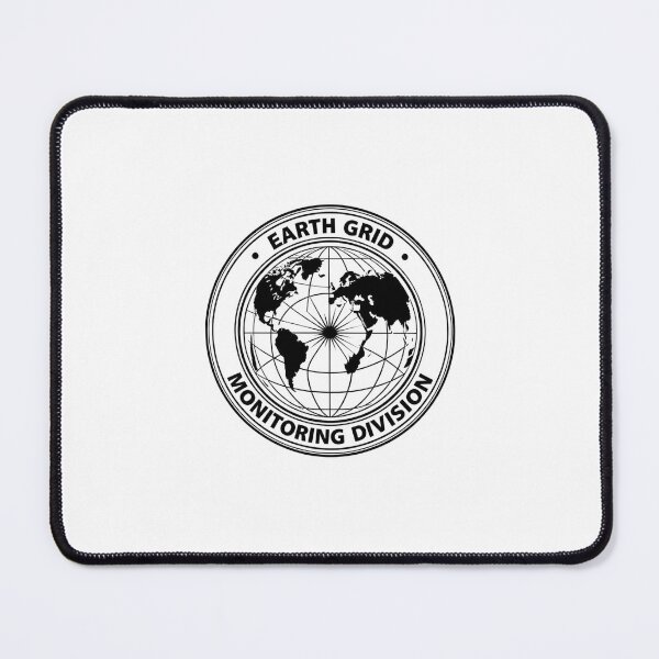 Item preview, Earth Grid Monitoring Division – Inverted Agency Emblem (Black on White) designed and sold by TheSarinaSource.