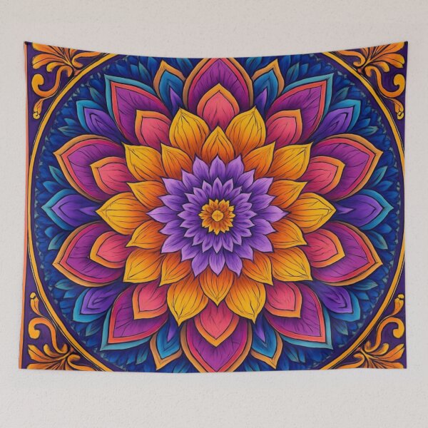 Item preview, Mandala flower full color designed and sold by GoGreenlove.