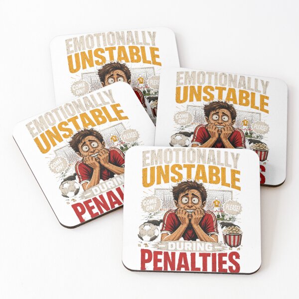 Item preview, Emotionally Unstable During Penalties Funny Football T-Shirt designed and sold by mimouna00.