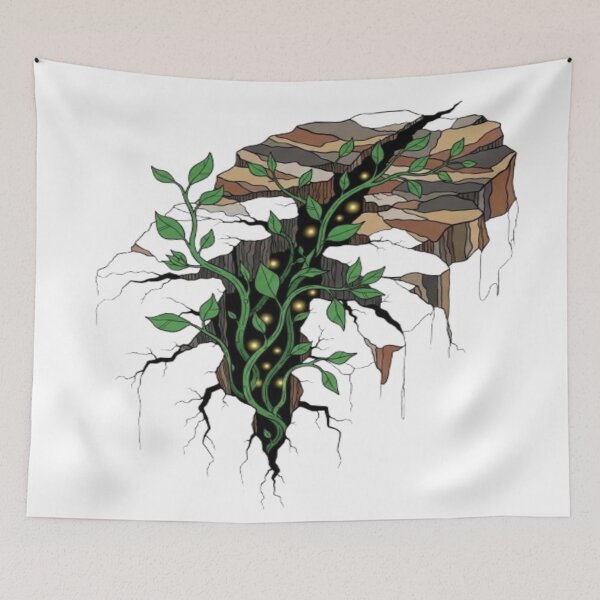 Item preview, Light Roots – Growth Through Cracks Design designed and sold by Cristhian Almanza.