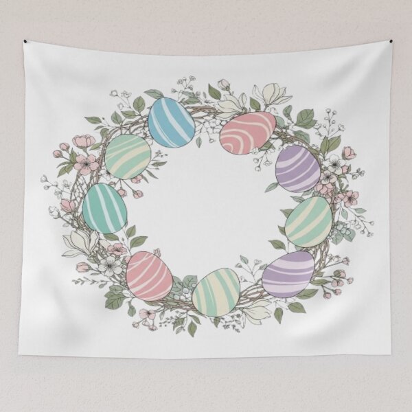 Item preview, Easter Wreath – Spring Renewal Design designed and sold by Cristhian Almanza.