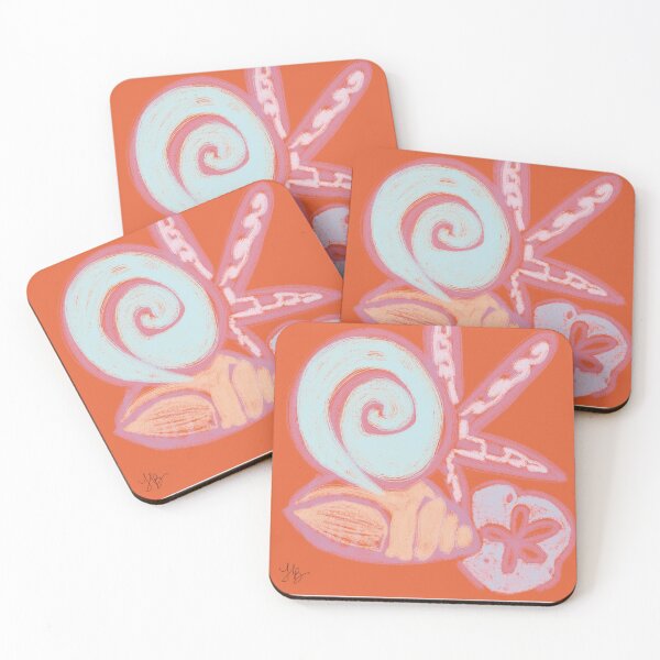 Item preview, Seashell Mermaid Tropical Ocean  designed and sold by hadleybloodart.
