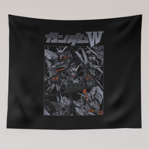 Item preview, Gundam Wing Team Mobile Suit Mecha Anime designed and sold by aronsamulel.