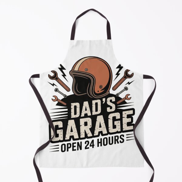 Item preview, Dad’s Garage Open 24 Hours | Bold Retro Automotive Style | DIY Workshop & Handyman Dads designed and sold by InspiredCreatives.