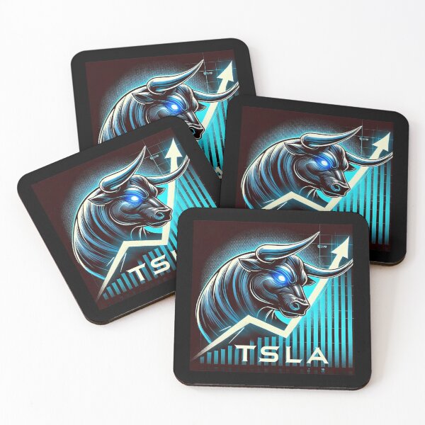 Item preview, Tesla Stock Investor EV Market Bull Run Trading Design designed and sold by TEEJAMBOREE.