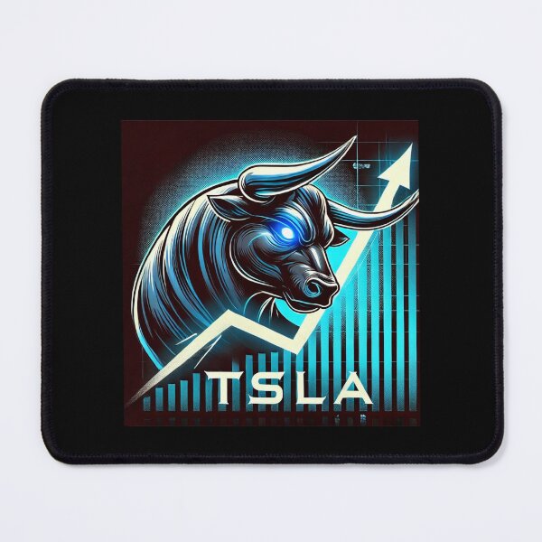 Item preview, Tesla Stock Investor EV Market Bull Run Trading Design designed and sold by TEEJAMBOREE.