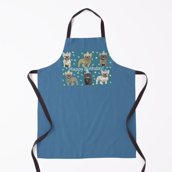 Item preview, Happy birthday! French Bulldogs designed and sold by Mountain-Point.