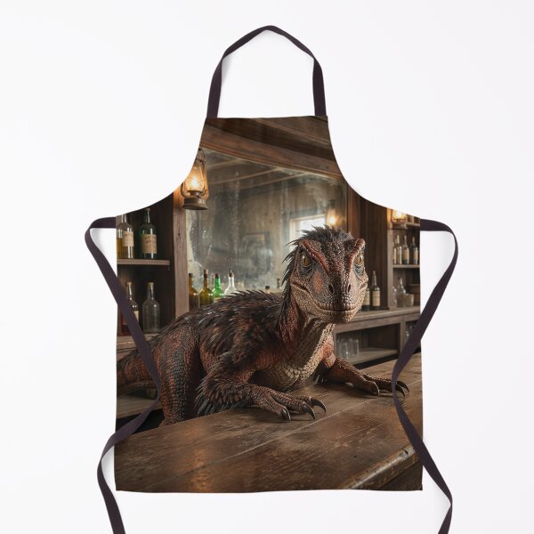 Item preview, Wild West Velociraptor Runs a Saloon designed and sold by Tridentulus.