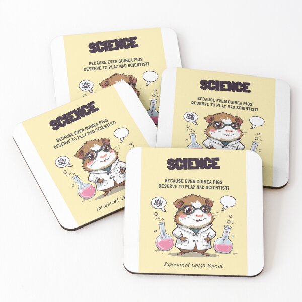Item preview, funny scientist guinea pig design designed and sold by jojodebondy.