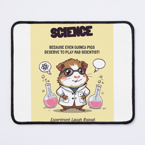 Item preview, funny scientist guinea pig design designed and sold by jojodebondy.