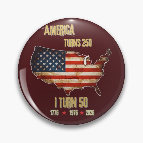 Item preview, America Turns 250 I Turn 50 designed and sold by Julitasells.
