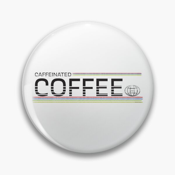 Item preview,  90s Caffeinated Coffee Corporate Logo designed and sold by JustAsmahDesign.