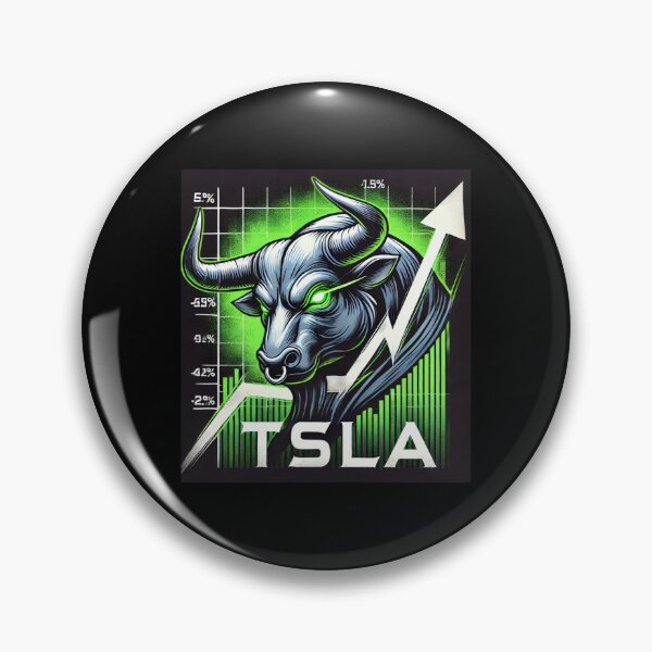 Item preview, Tesla Stock Investor EV Market Bull Run Trading Design designed and sold by TEEJAMBOREE.