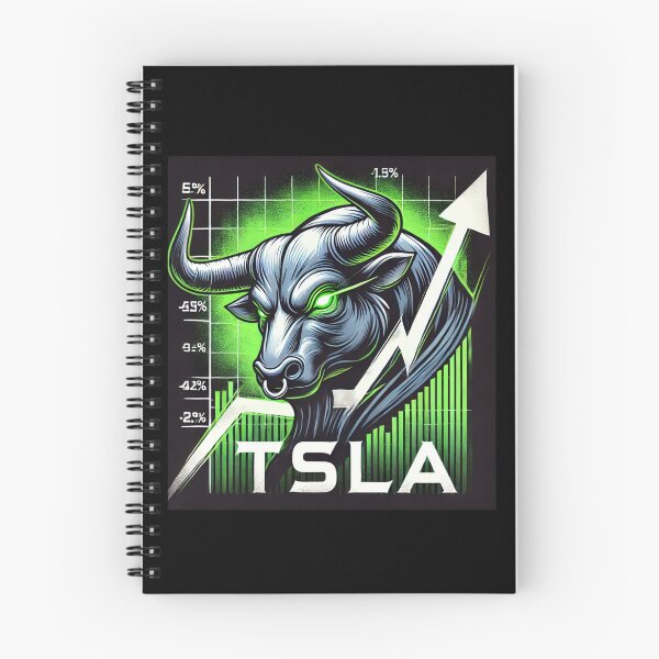 Item preview, Tesla Stock Investor EV Market Bull Run Trading Design designed and sold by TEEJAMBOREE.