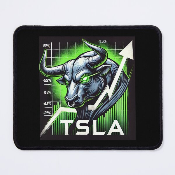 Item preview, Tesla Stock Investor EV Market Bull Run Trading Design designed and sold by TEEJAMBOREE.