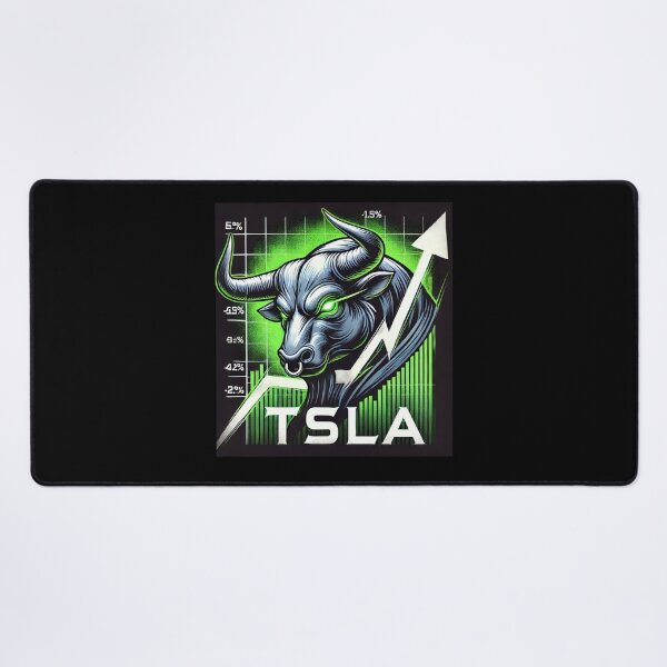 Item preview, Tesla Stock Investor EV Market Bull Run Trading Design designed and sold by TEEJAMBOREE.