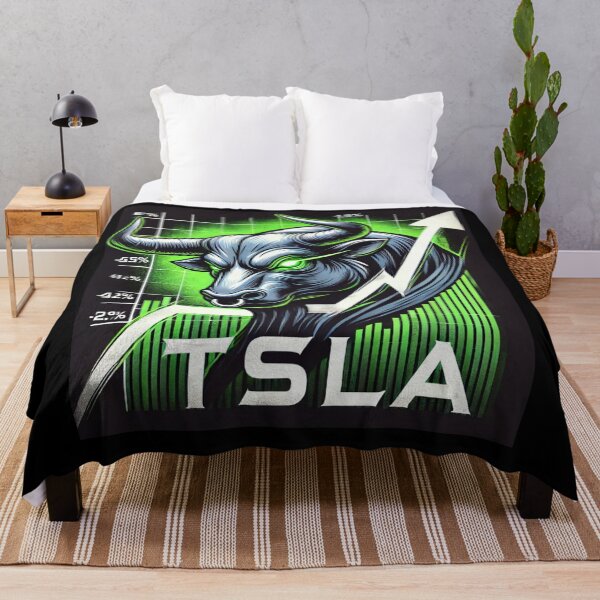 Item preview, Tesla Stock Investor EV Market Bull Run Trading Design designed and sold by TEEJAMBOREE.