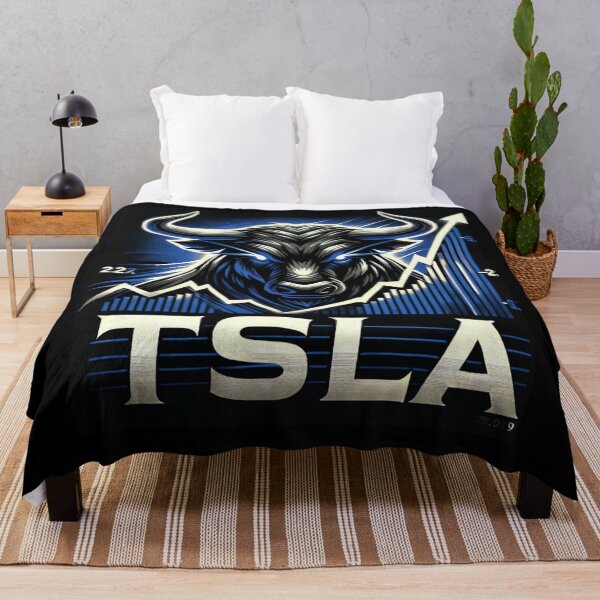Item preview, Tesla Stock Investor EV Market Bull Run Trading Design designed and sold by TEEJAMBOREE.