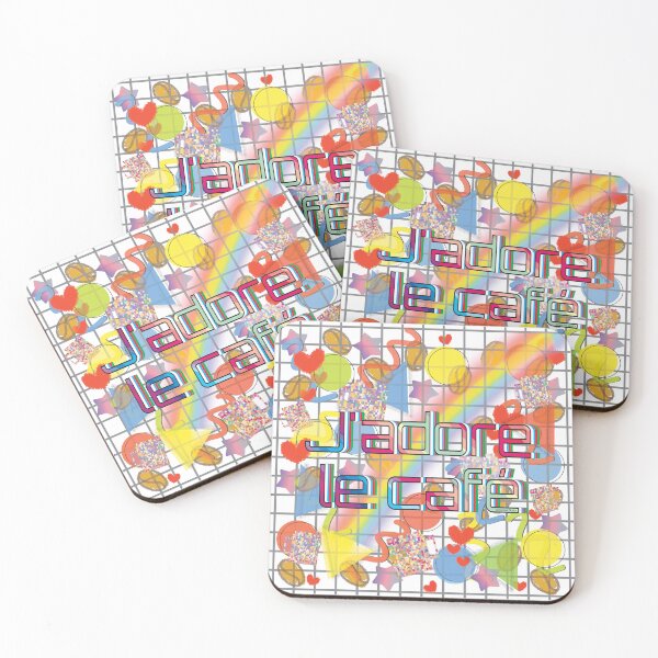 Item preview, J'adore Le Cafe | I Love Coffee designed and sold by JustAsmahDesign.